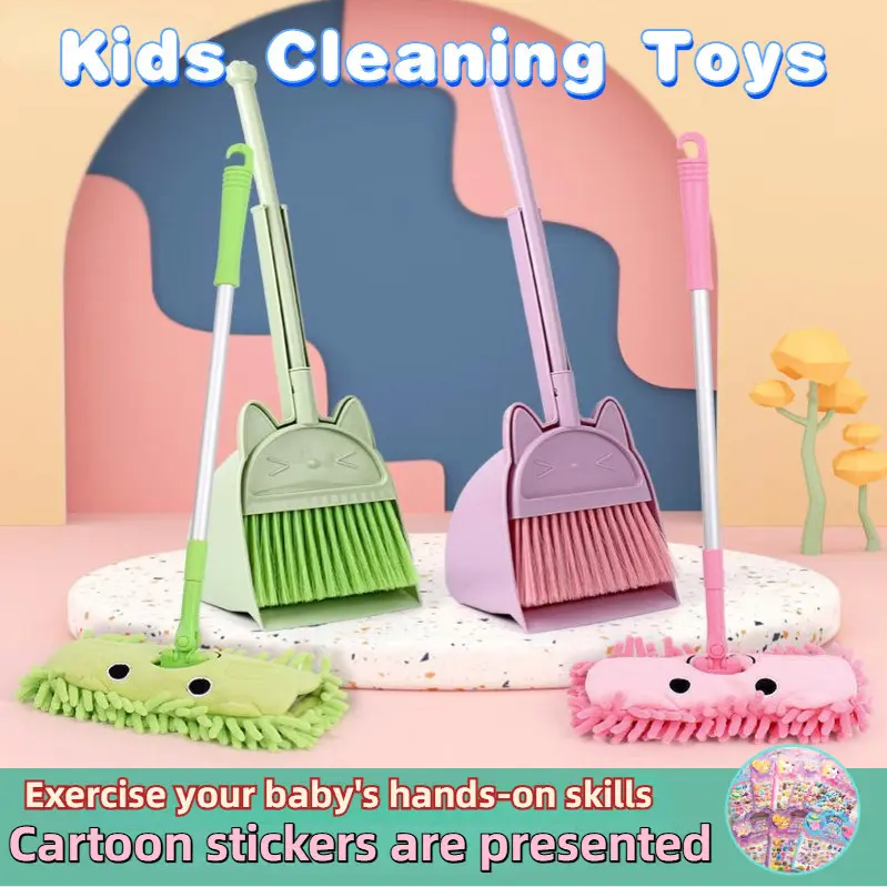 【COD】Kids Cleaning Toys Children Cleaning Toys Set Mop Broom Dustpan Set Mini Cleaning Tools for Kid