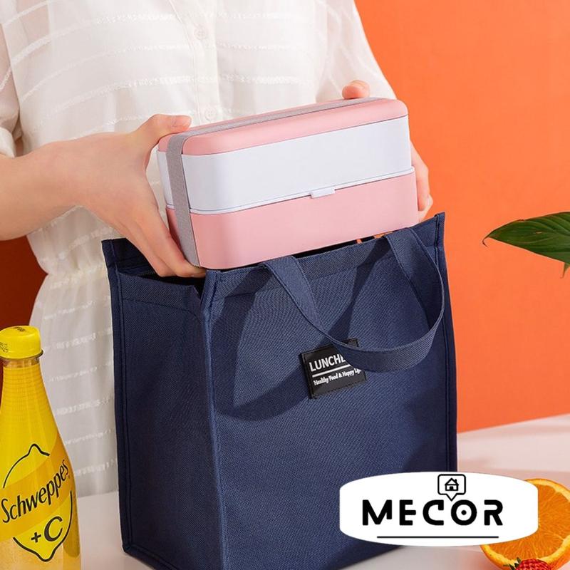 Túi vải đựng cơm giữ nhiệt đồ ăn LunchBag chống thấm nước, hộp đựng cơm văn phòng tiện lợi