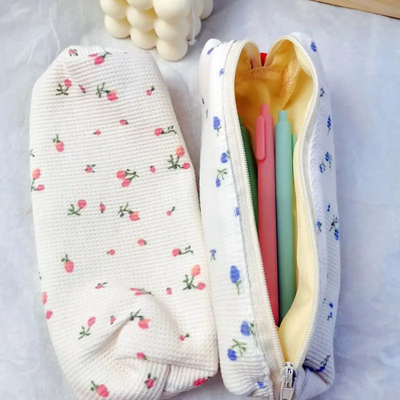 Mismi Alice Pencil Case Kotak Pensil Sekolah Motif Little Flower Perempuan Trendy - PC2A 1