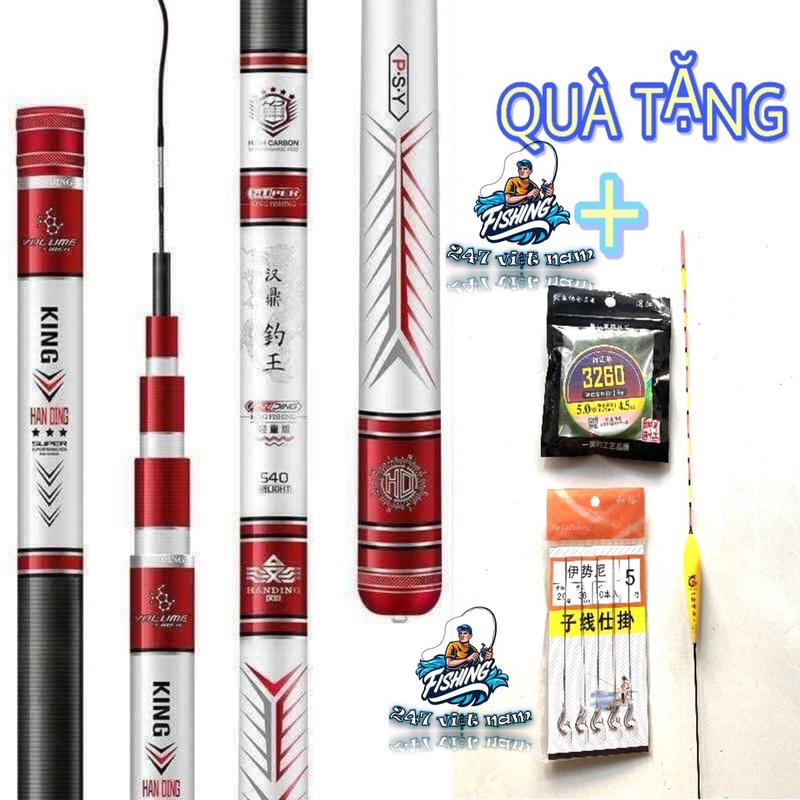 Cần Câu Tay Handing Điếu Vương 5H hàng f1 + Quà Tặng( Ngọn , Trục, Phao, Thẻo) Bắt Cá Fishing Đi Câu Câu Cá Đồ Câu Fishing 247 Việt Nam