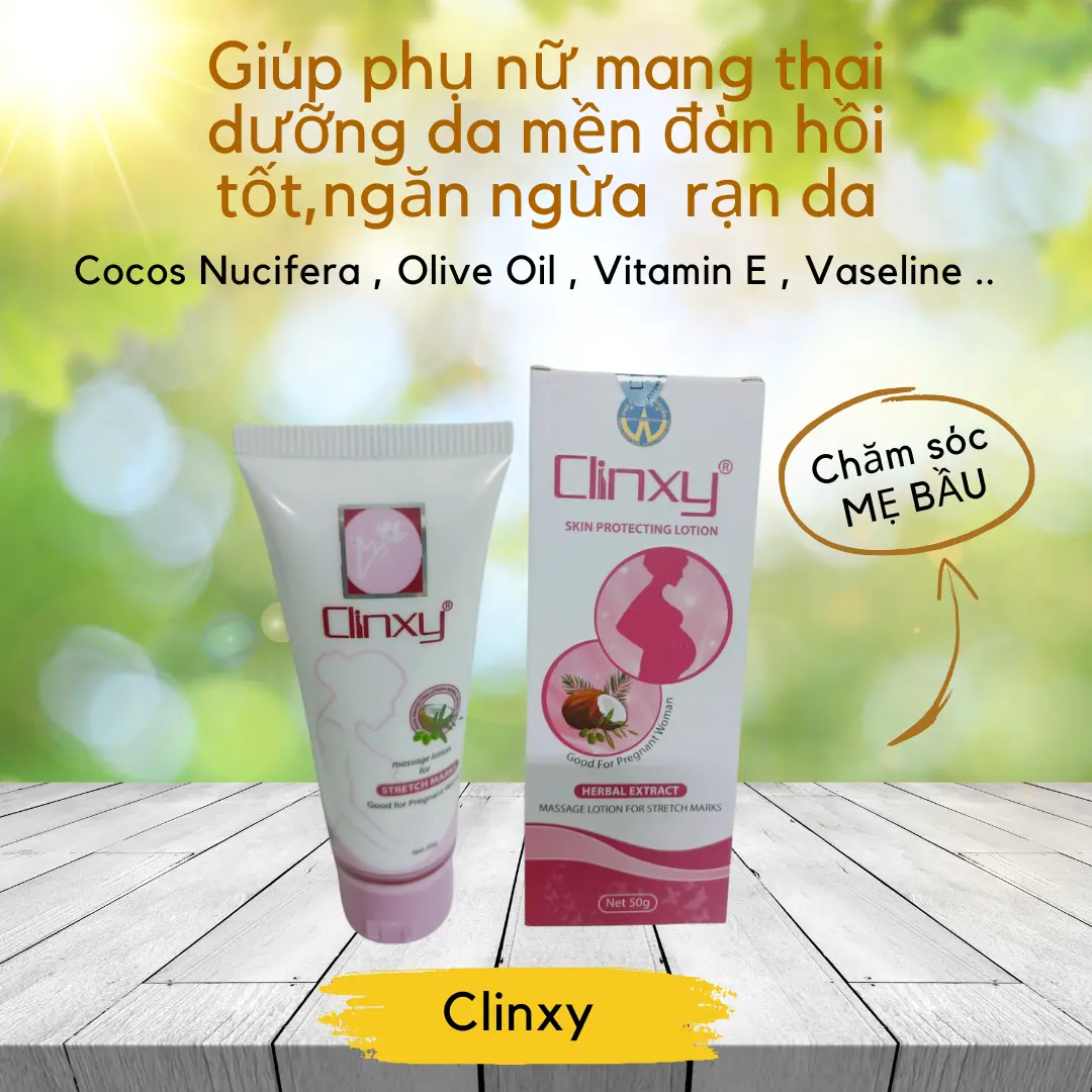 (MUA LÀ CÓ QUÀ) CLINXY (date 5/2025) NGĂN NGỪA RẠN DA BÀ BẦU