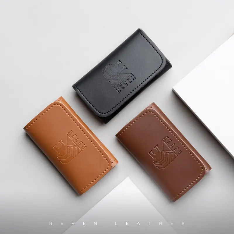 Reven Leather Gantungan Kunci Dompet Stnk Mobil Motor 0