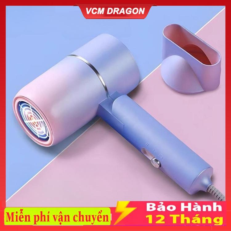 Máy Sấy Tóc Mini, Máy Sấy Tóc Cầm Tay Công Suất 1500W, 3 Chế Độ Chăm Sóc, Bảo…