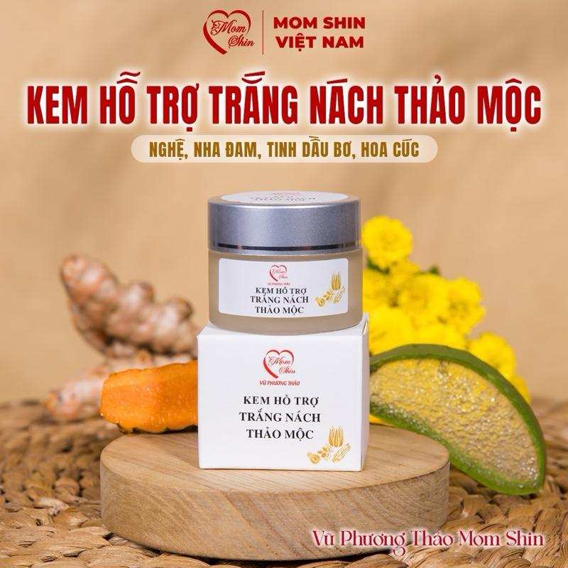 MOM SHIN | Kem Trắng Nách Thảo Mộc | Làm Đẹp Da Vùng Da Nách Cho Chị Em Phụ Nữ, Women, Hỗ Trợ Cho Việc Dưỡng Da Body, Dưỡng Body, Kem Body