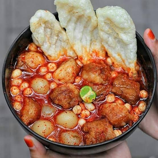 JDM Food Baso Mix Tulang Rangu Pedas - Baso Aci Instan Food - Bawang, Makanan Ayam Seblak Kuah 1