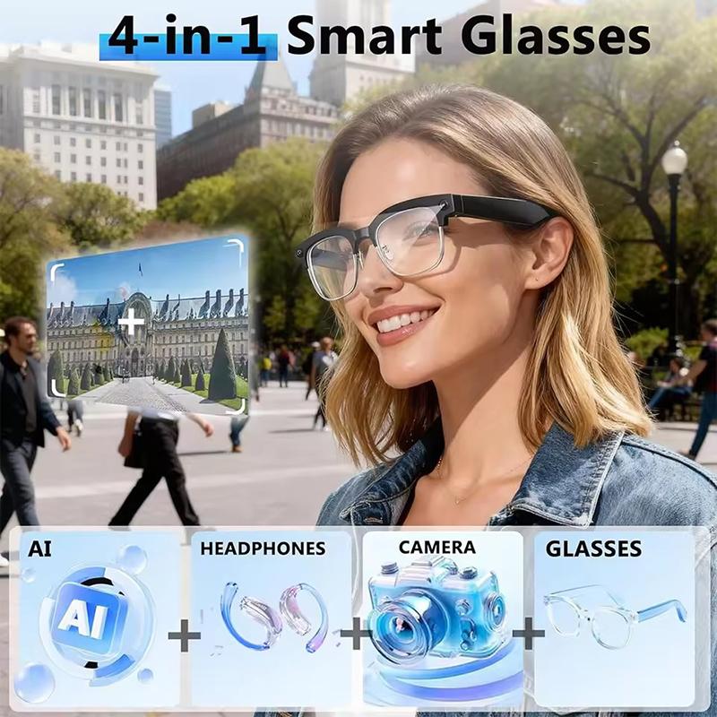 2026 New Upgrade Smart Glasses With Camera Video Recording AI Photo Recognition Bluetooth Call Translation Voice Sunglasses Men - Image 8