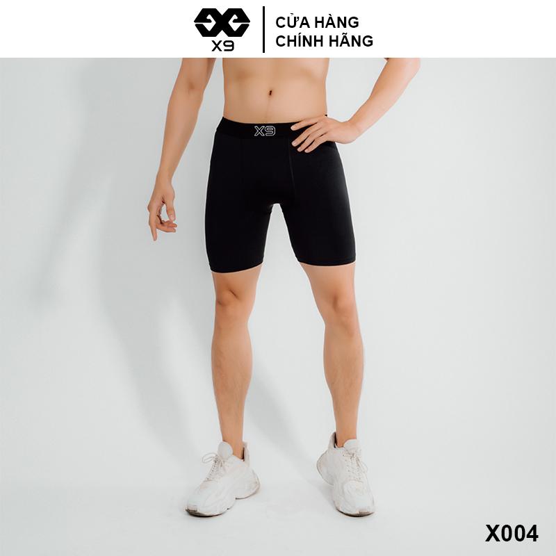 Quần Short Legging Nam Ngắn Ôm Bó Cơ Giữ Nhiệt - LocalBrand X9 - Tập Gym Đá Bóng Yoga Chạy Bộ - X004 Sport