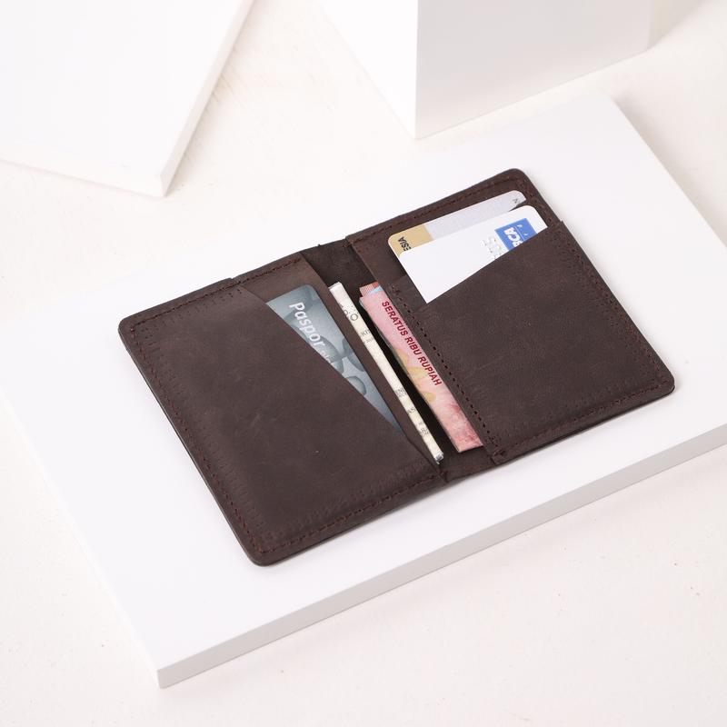 Pavel CH Card Holder Kulit Asli Dompet Kartu Mini Uang Karakter Id card holder mini 3