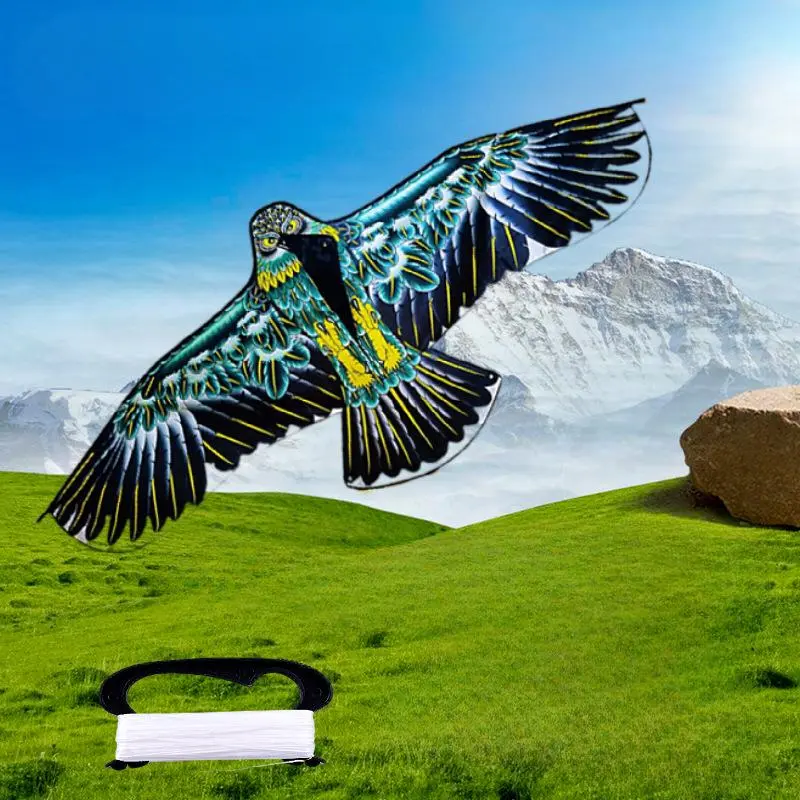 Cute And Beautiful Animal Shaped Kite Eagle Kite Outdoor Beach Garden Sport Games Toy