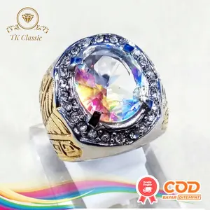 NATURAL BATU AKIK PERMATA KALIMAYA INDIA CUTING FULL JARONG KILAU MEMPESONA