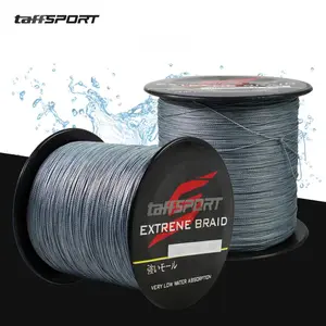 TaffSPORT Senar Benang Tali Pancing Extreme Braid FM-PEL 300M 500M 100M Gray Serat Braided Anti Putus Lemparan Presisi Daya Tarik Tangguh