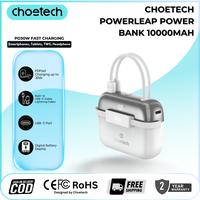 Gambar Choetech B812 PowerLeap Power Bank 10000mAh | PD30W Fast Charging | Built-in USB-C & Lightning Cable | Digital Display dari Choetech Indonesia Store Kota Tangerang 1 Tokopedia