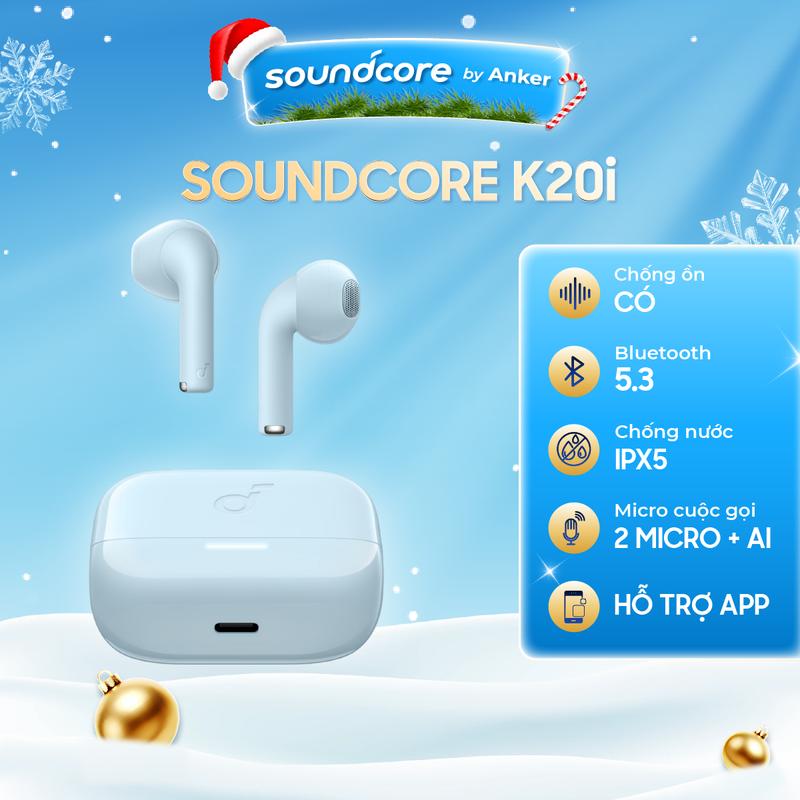 【MẪU MỚI K20i Bluetooth không dây, Thời gian phát 36 giờ, Âm thanh rõ ràng, Vừa vặn thoải mái, Cuộc gọi rõ ràng với 2 mic ENC, EQ tùy chỉnh, IPX5, Bluetooth 5.3 Nhét Tai Tai Nghe