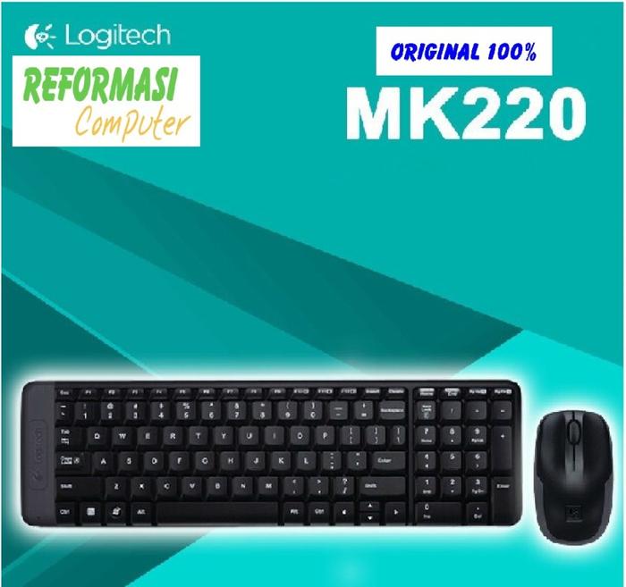 Gambar mouse keyboard logitech mk 220 mk220 Baterai Komputer - MOUSE KEYBOARD dari Reformasi Computer Kota Administrasi Jakarta Barat Tokopedia