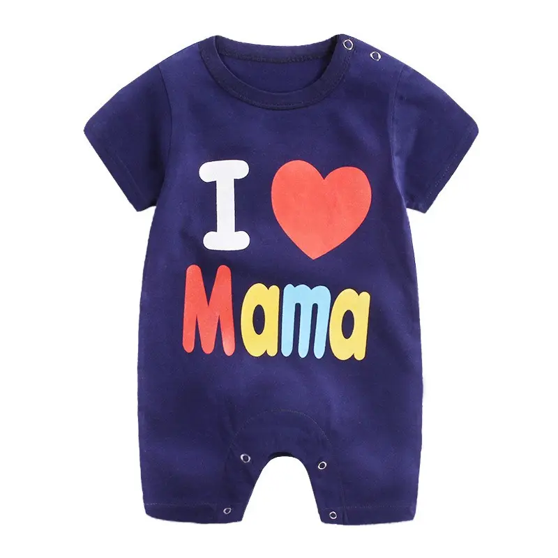 LKM103 Romper Bayi Laki-laki / Perempuan Lengan Pendek Jumper Pakaian Bayi [1KG 16PC] LITTLE KUMA Cotton Combed Katun  Newborn 6