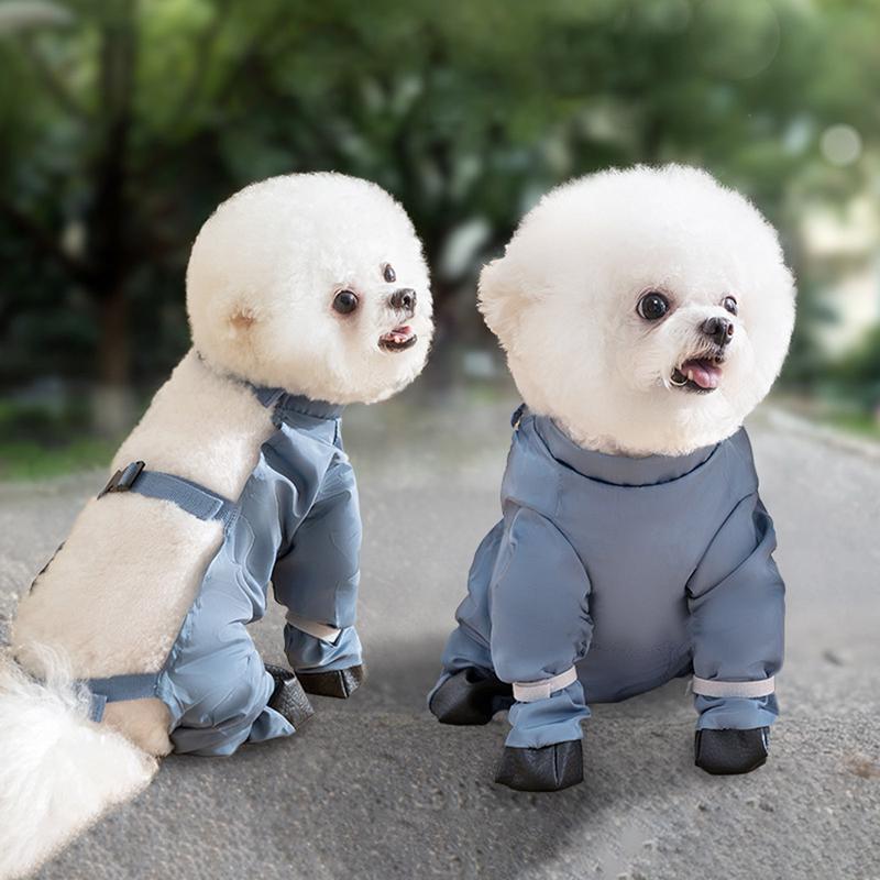 Bốt Cho Chó, Quần Legging, Dây Đeo Có Thể Điều Chỉnh Không Thấm Nước Và Chống Bụi, Không Trơn Trượt, Bảo Vệ Bàn Chân Cho Chó, Giày Và Quần Đi Tuyết, Thích Hợp Cho Chó Nhỏ Và Trung Bình Ngoài Trời, Giày Dây Đeo, [toflytsay] 0
