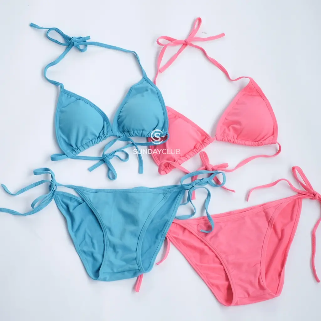 Basic Triangle Bikini Swimsuit Bikini Segitiga