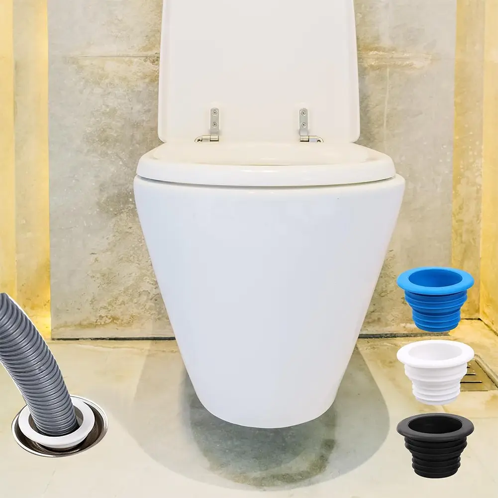 Fit Drain Pipe Hose Silicone , Washing Machine Drain Hose Holder