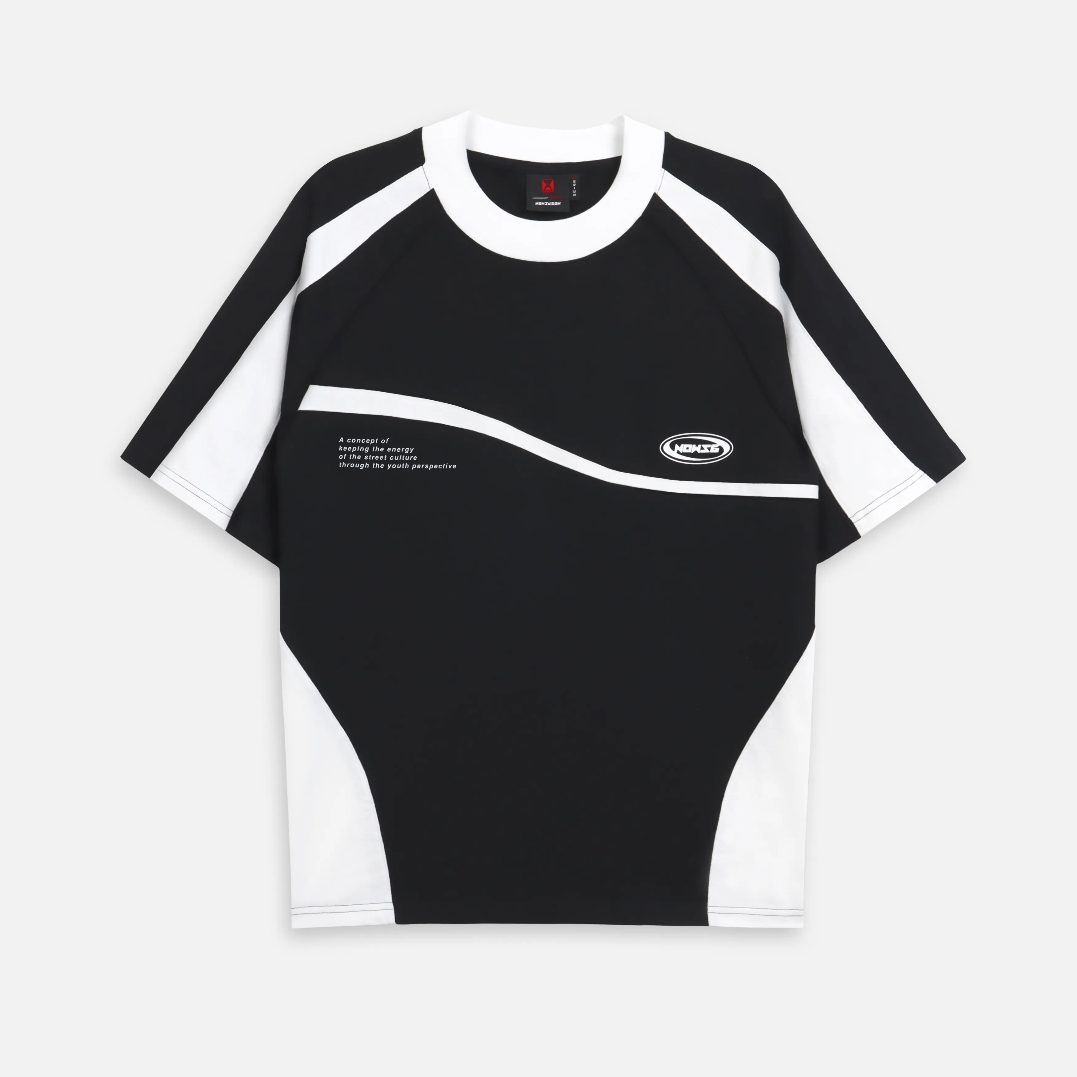 Áo Thun Raglan Boxy Hỗn Hợp NEEDS OF WISDOM Nam Nhung Menswear
