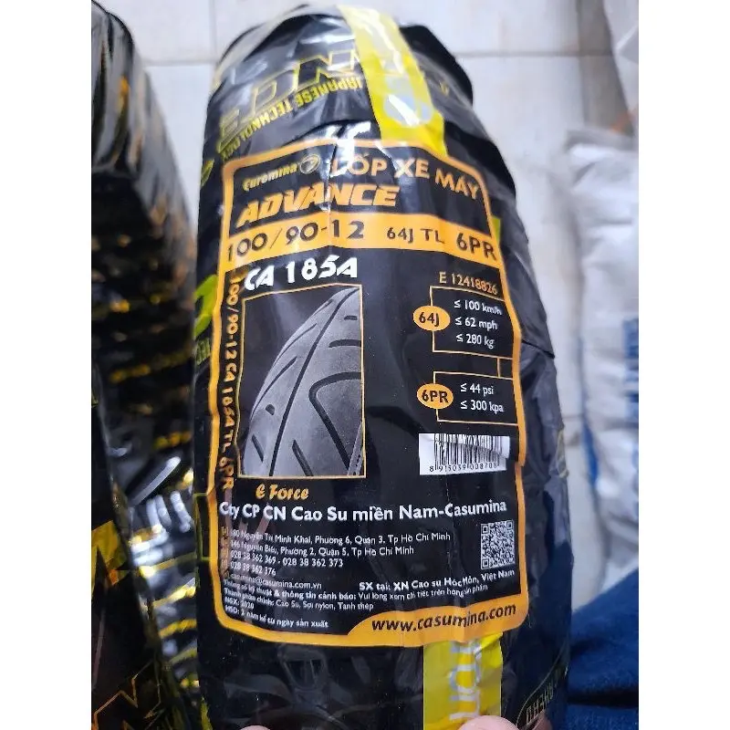 Vỏ Xe 100/90-12 , 110/90-12 Không Ruột xe Scoopy, vespa