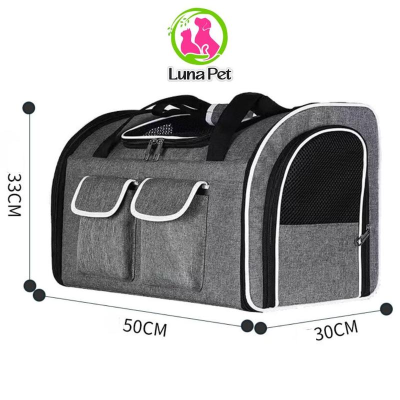 Túi vận chuyển chó mèo LỚN 12kg- Balo vận chuyển thú cưng lớn Luna Pet TVC07