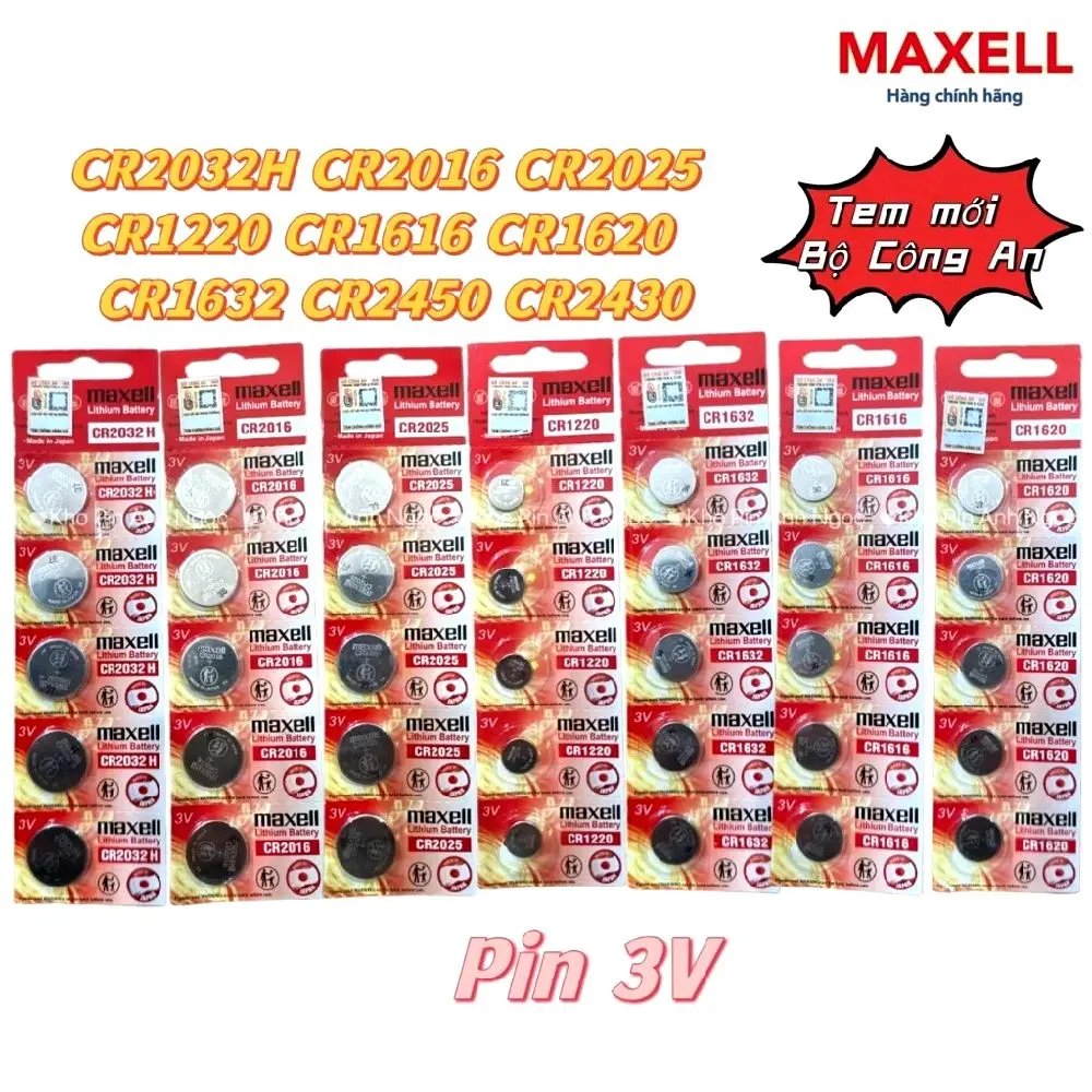 Pin Maxcell CR2025 chính hãng Made in Japan - Model mới nhất