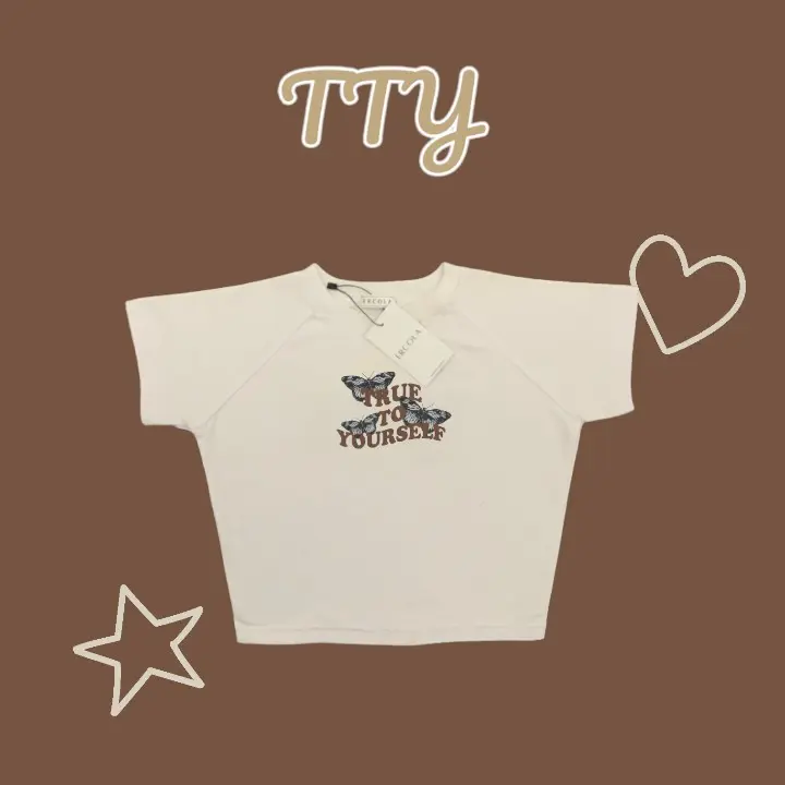 Ercola - Crop Top  Atasan Y2k TTY 0