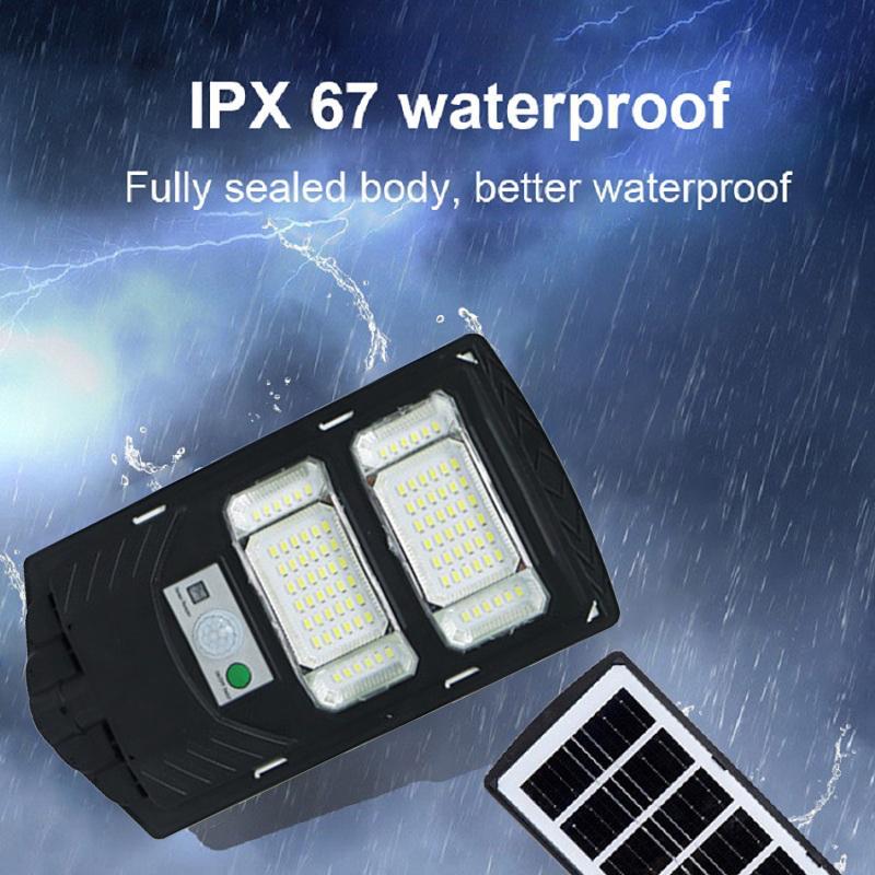 Solar Powered Outdoor Street Light, Ultra-bright LED Garden Light, Outdoor Solar Light with Motion-Sensor, Outdoor Lighting for Garden, Yard, Patio 7