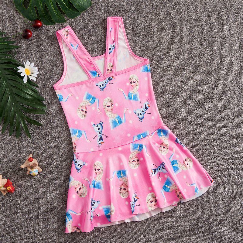 Product Introduction of Snowyprincess Children's Swimsuit Girls' Quick-Drying One-Piece Medium and Big Children 2024 New Girls' Western Style Skirt Swimming Suit 20