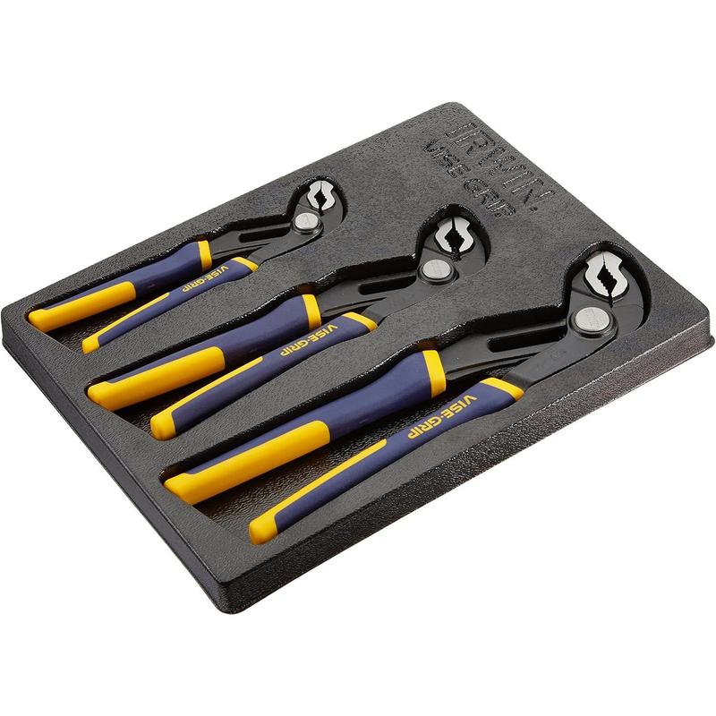 IRWIN Vise-Grip GrooveLock Pliers Set, V-Jaw, 3-Piece (2078710) 2