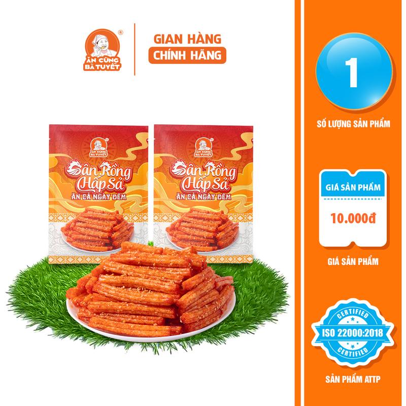 GÂN RỒNG HẤP SẢ - Ăn Cùng Bà Tuyết - 45g - Hương Vị Tuổi Thơ