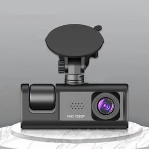 Cars Front and Inside Dashcam for Father's Day Gift, 1 Count 1080P HD Car Camera, Loop Recording Dash Camera for Car, Front and Rear Driving Recorder, 2 Inch Ips Screen Car Dvr