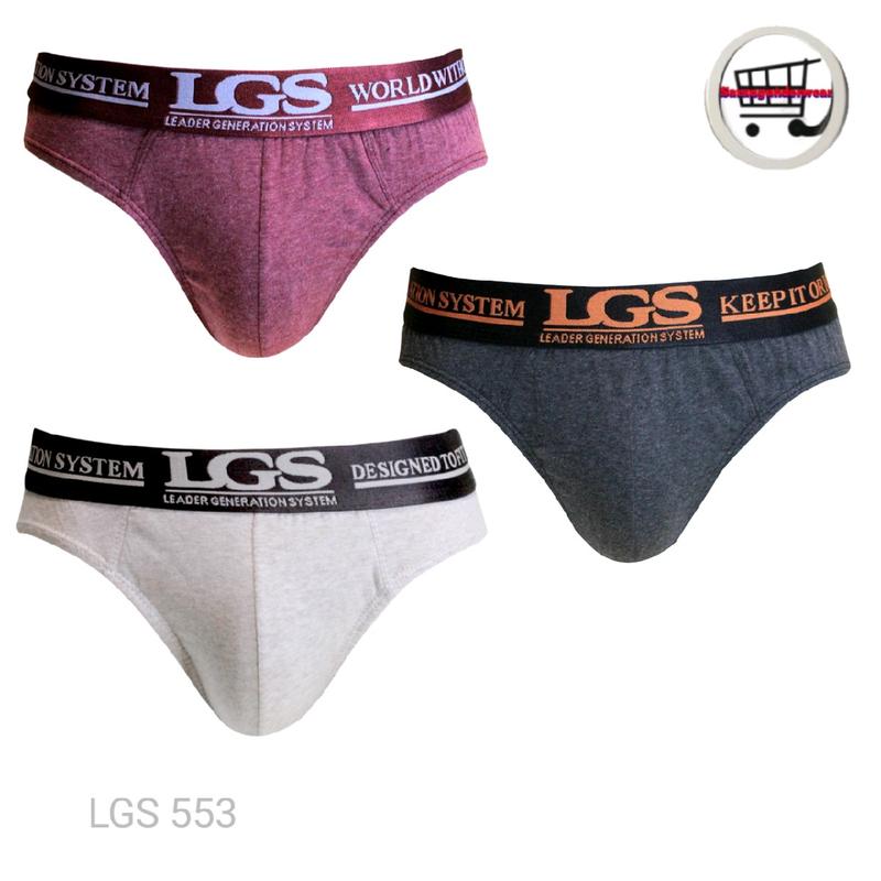 Celana dalam Pria dewasa LGS SPORT LEMN.553-3 Katun Segitiga 1