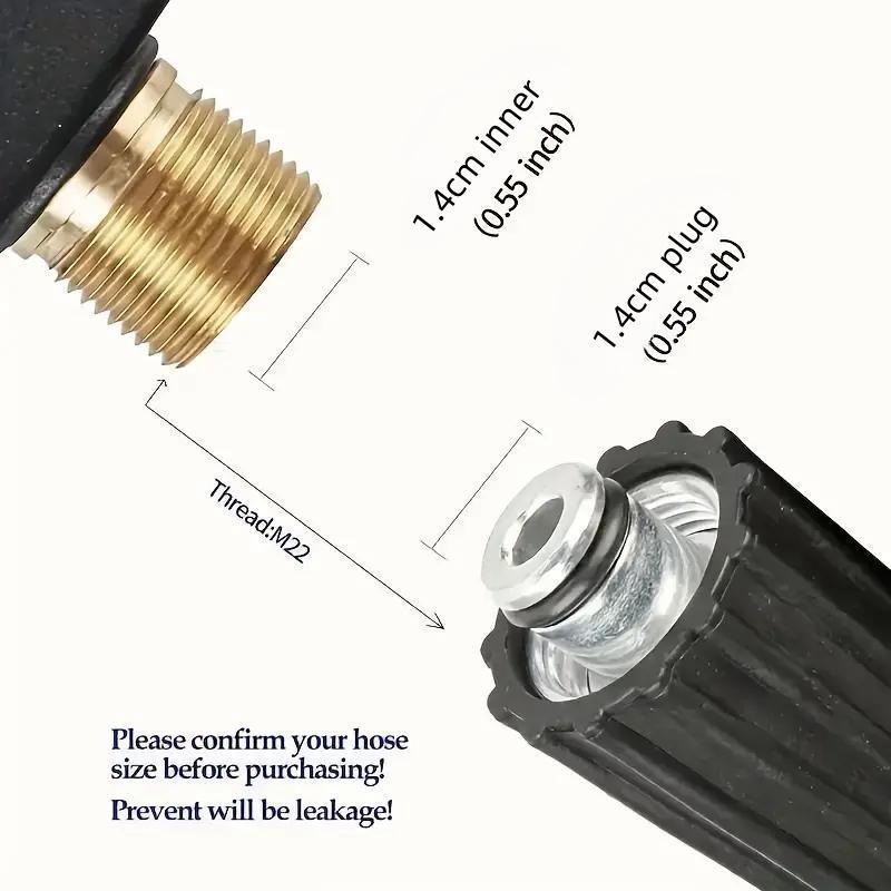 Product Introduction of High Pressure Car Washer, Garden Hose Nozzle, Car Wash Water Gun with Adjustable Spray Nozzle, Lawn Watering Nozzle, Professional Car Wash Tool 4
