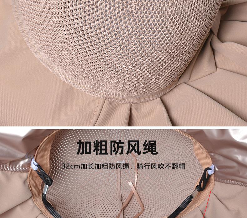 Product Introduction of Summer Wide-Brim Bucket Hat UV 50+ Sun Protection with Detachable Face Cover |   Foldable & Sweat-Proof Design for Beach Hiking Travel Accessories 7