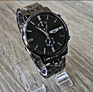 Mewah!!Jam Pria Original Longtime 880 Stainless Steel Analog Bisnis Kemewahan
