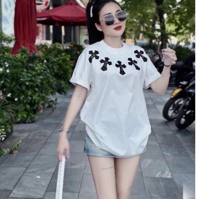 Áo phông nữ unisex tay lỡ form rộng free size chất cotton khô  M104