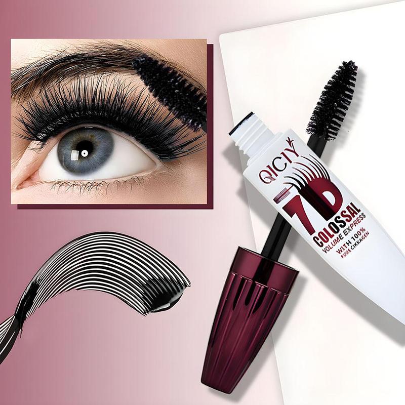 Long Lasting Mascara, 2 Counts Natural Curling Mascara, Eyelashes Lengthening Volumizing Defining, Professional Eye Makeup Products, Cosmetic 2