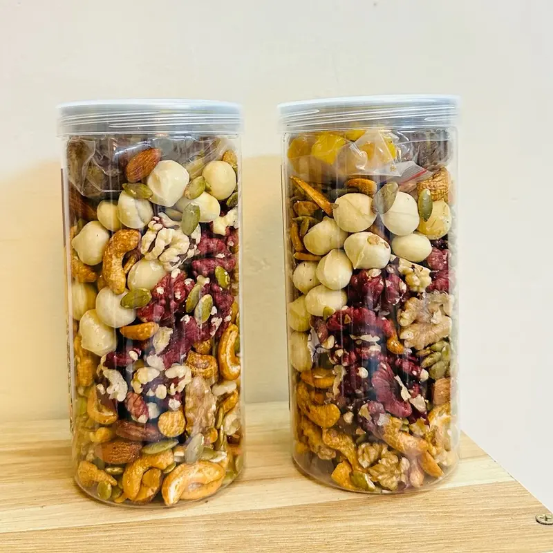 COMBO 2 GRANOLA 0% yến mạch siêu hạt Siêu macca tổng 1kg [Thảo Mộc Food] [Tặng kèm 1 bộ bát gáo dừa]  Hữu cơ Không đường Tự nhiên Socola Thức Ăn ngucoc 2