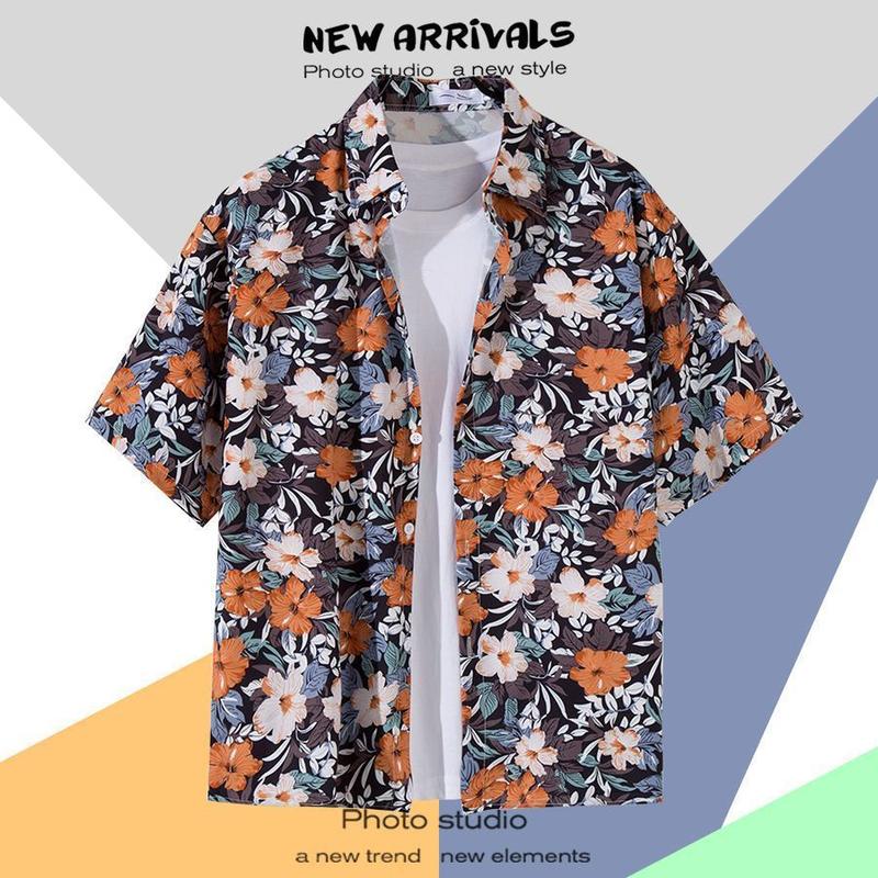 Product Introduction of Áo Sơ Mi Đi Biển Thường Ngày Dành Cho Nam Giới, Áo Sơ Mi ngắn Tay Áo Mỏng Mùa Hè, Áo Sơ Mi In Hình, Dáng Rộng Vừa Vặn, Áo Sơ Mi Hawaii Sành Điệu, Thích Hợp Cho Phụ Nữ, Năm 2025 7