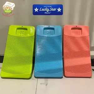 Lucky Star - PAPAN CUCI BAJU MELISA PAPAN GILESAN BAJU PANJANG 51CM MERK Lucky Star BAHAN PLASTIK TEBAL