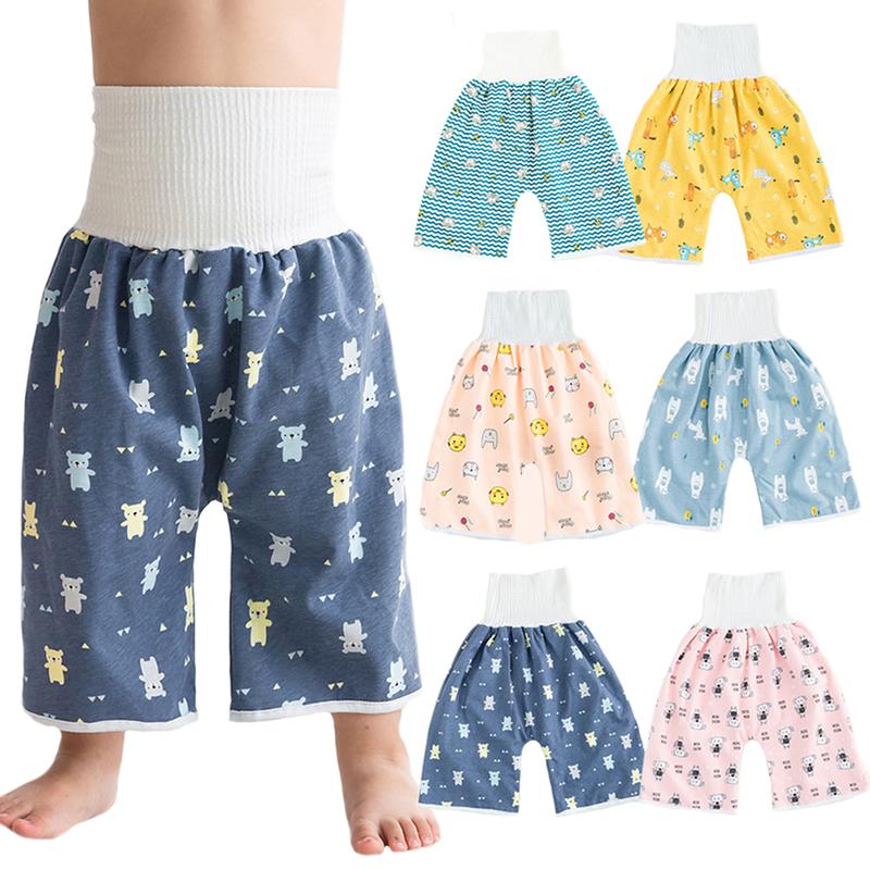 Product Introduction of Baby Waterproof Diaper Pants Skirt for Potty Training Baby Comfy Diaper Short for Boys and Girls Sleeping Bedclothes 4