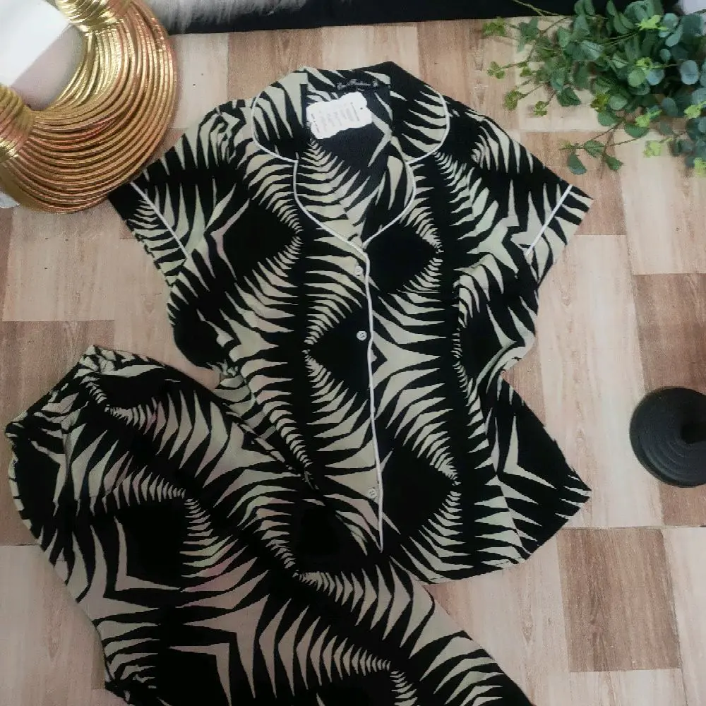 Bộ pijama lửng vải mango xịn