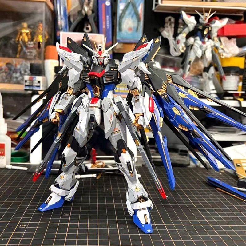 Mô Hình Gundam MG Strike Freedom Wing, Đồ Chơi Mô Hình Mecha Lắp Ráp Kiệt Tác Destiny Kỳ Lân Astray Màu Xanh Đỏ, Năm 2025 8