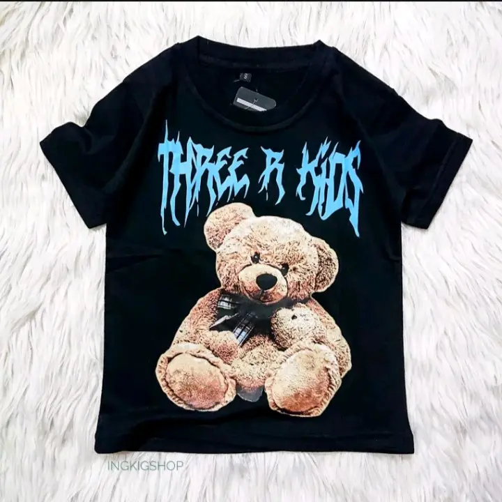 kaos Moschino anak terbaru warna hitam#virall Katun
