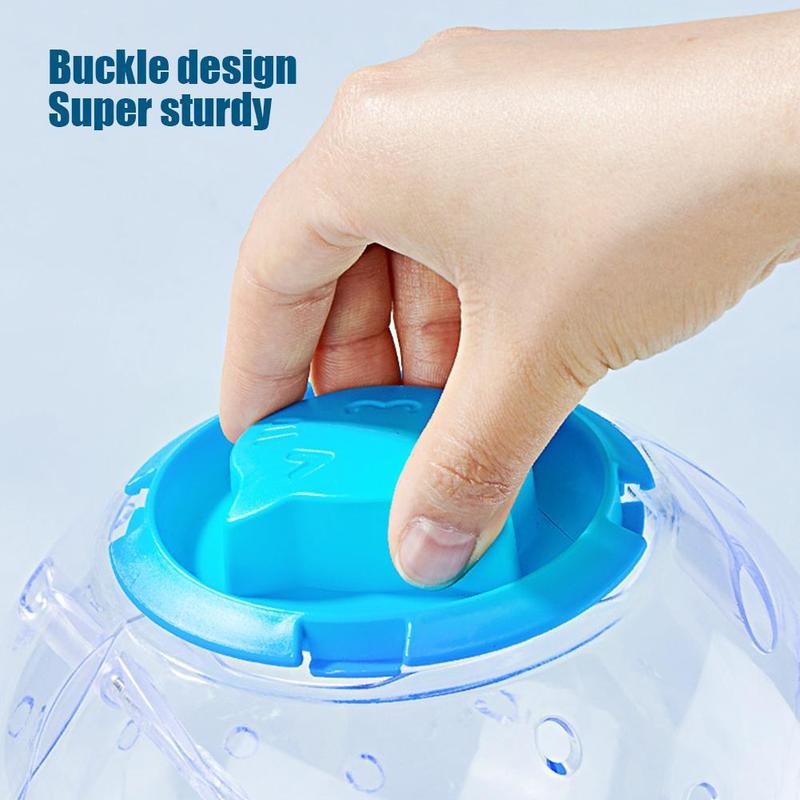 Product Introduction of Hamster Toy Ball Transparent Rolling Ball Plastic Silent Wheel Toy Running Pet P9W7 28