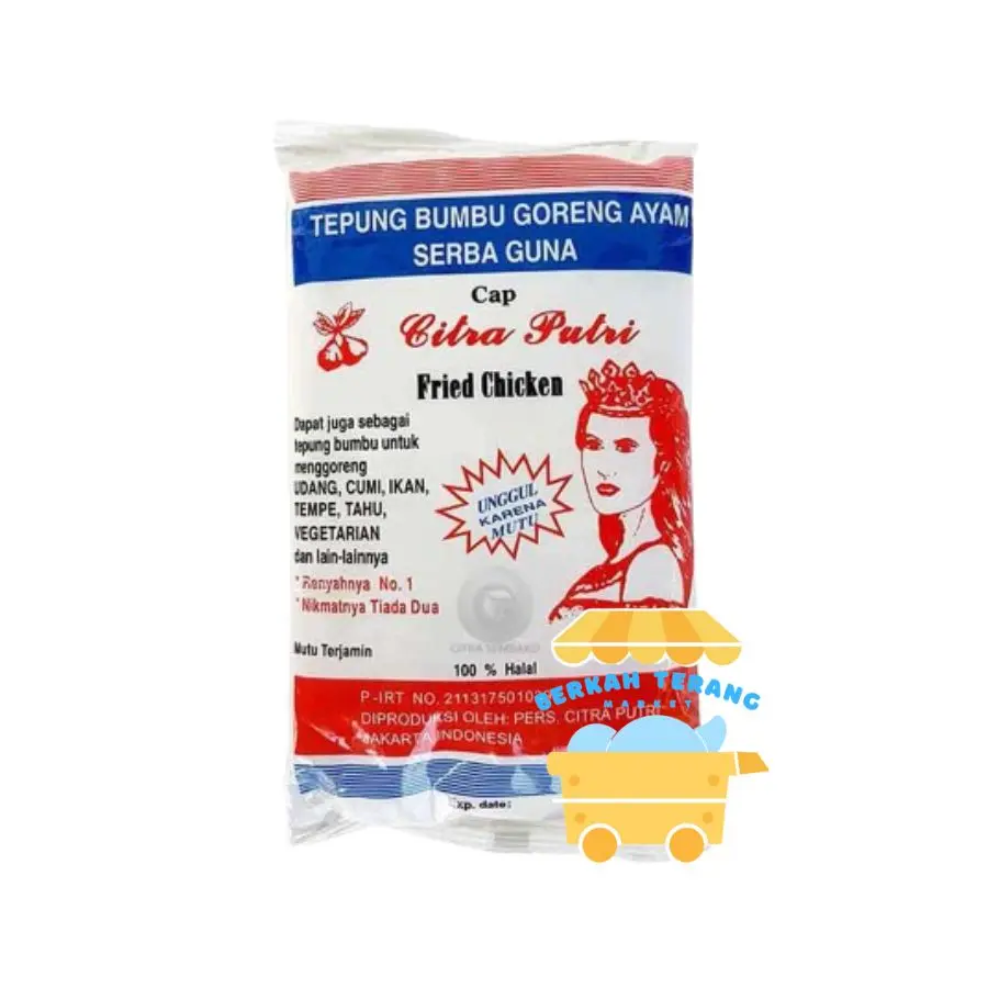 Tepung Citra Putri 250gr HALAL Tepung Bumbu Goreng Ayam Serbaguna