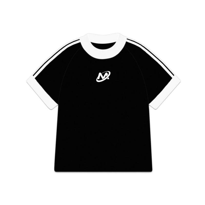 Áo thun Form Fit x MIGCOOL BLACK chữ M chất cotton 100% co dãn 2 chiều thoáng mát