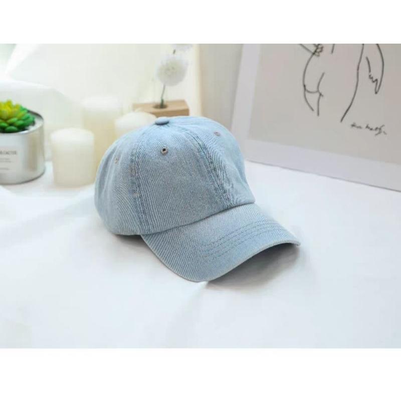 [CAPNH] Mũ lưỡi trai jeans trơn thời trang năng động cá tính trẻ trung phù hợp cho mọi lứa tuổi NaHi ngochieu1111 8