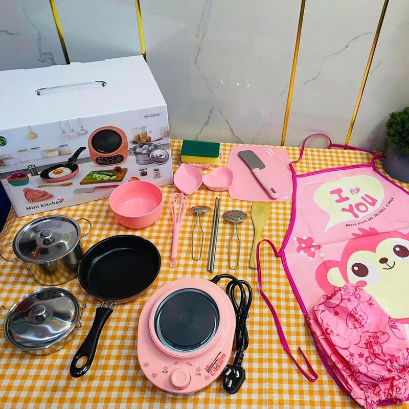 Đồ Chơi Nấu Ăn Thật Cho Bé Đồ Chơi Nhà Bếp Mini Nấu Ăn Thật